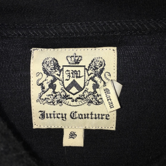 Juicy Couture Vintage Mens Wool Sweater Size Small Black - Picture 3 of 4